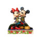 Mickey and Minnie Mouse in Blanket Figurine