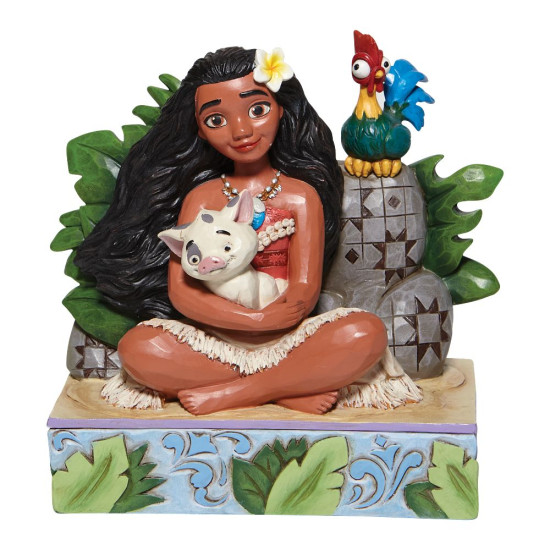 Welcome to Motunui - Moana with Pua and Hei Hei Figurine