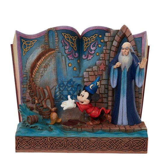 Sorcerer Mickey Storybook Figurine