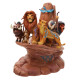 Lion King Carved in Stone Figurine