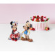 Mickey & Minnie Botanical Figurine by Disney Showcase