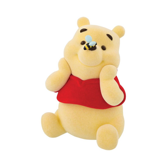 Flocked Winnie the Pooh Figurine